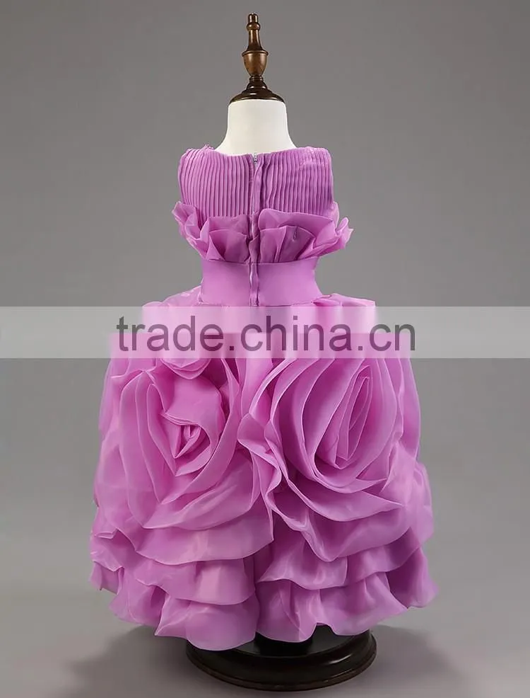 Wholesale softtextile baby girl wedding dress