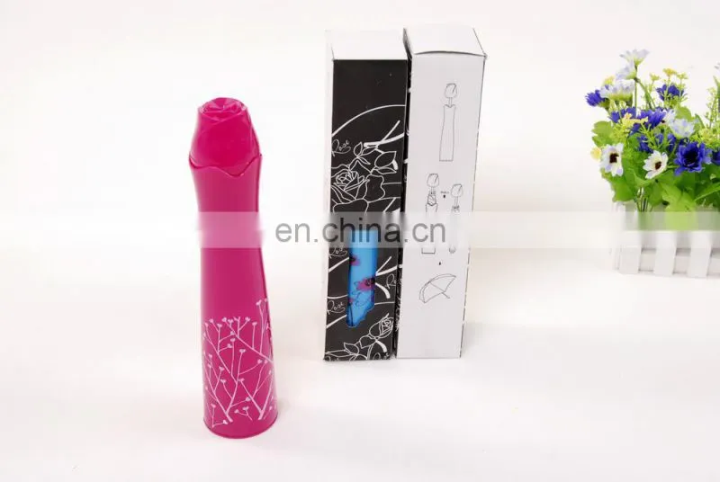 eco-friendly rose handle bottle umbrella