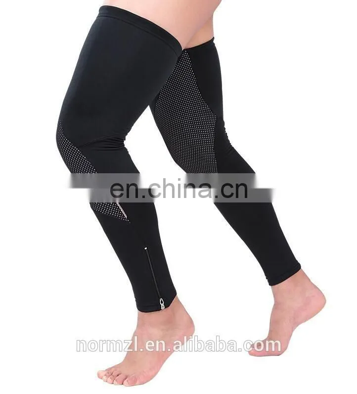 Mens sports cycing foot compression sleeve custom fashion hot knee sleeve