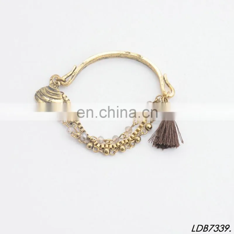 adjustable knot Handmade multistrand seed bead alloy pendant letters bar bracelets wax string weave bracelet