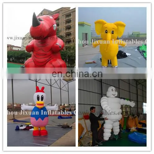 realistic dinosaur mascot costume/walking with dinosaur costume/inflatable dinosaur costume
