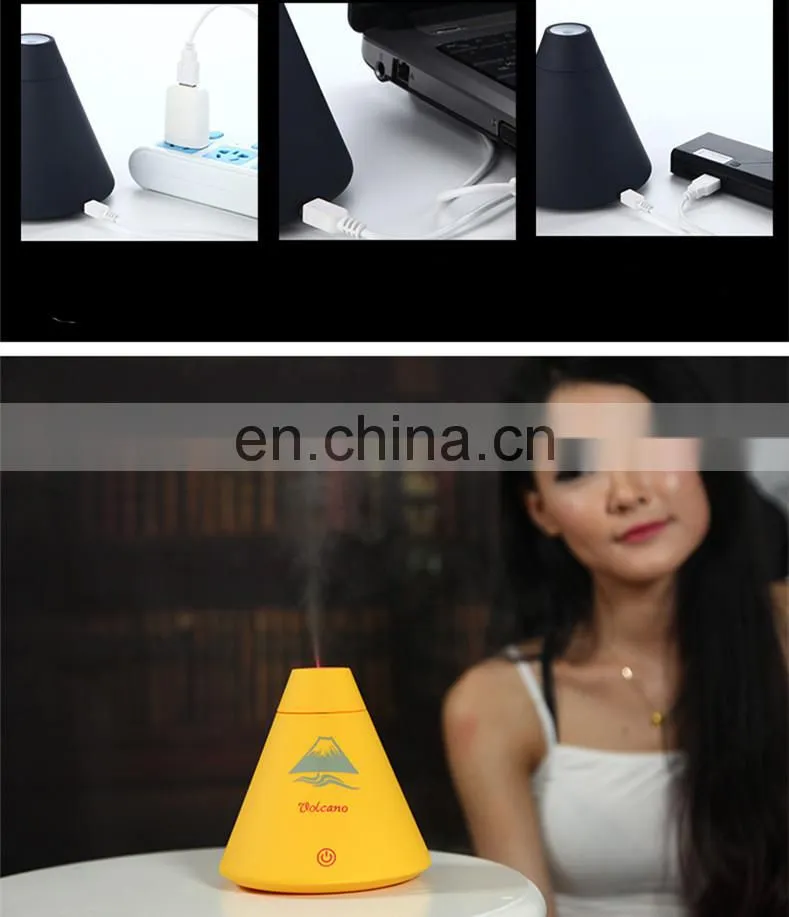 HOT SALE Volcano shpae humidifier decorative mist humidifiers usb mini air humidifier