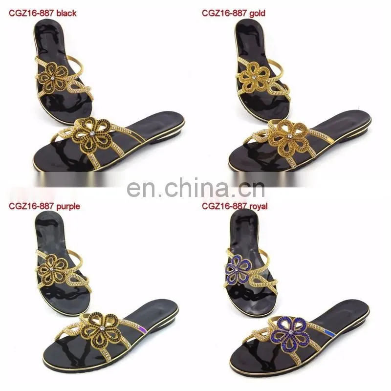 crystal slipper italian ladies shoes cheap ladies slipper