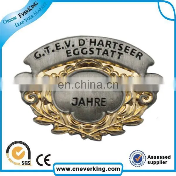 new arrival custom logo leaf shape badge