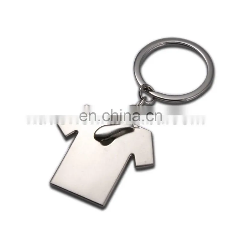 Promotional Keychains Metal T Shirt Keychain