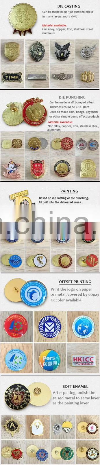 Wholesale Custom Cheap Hardware Handbag Accessories Decoration Embossed Metal Logo Plate