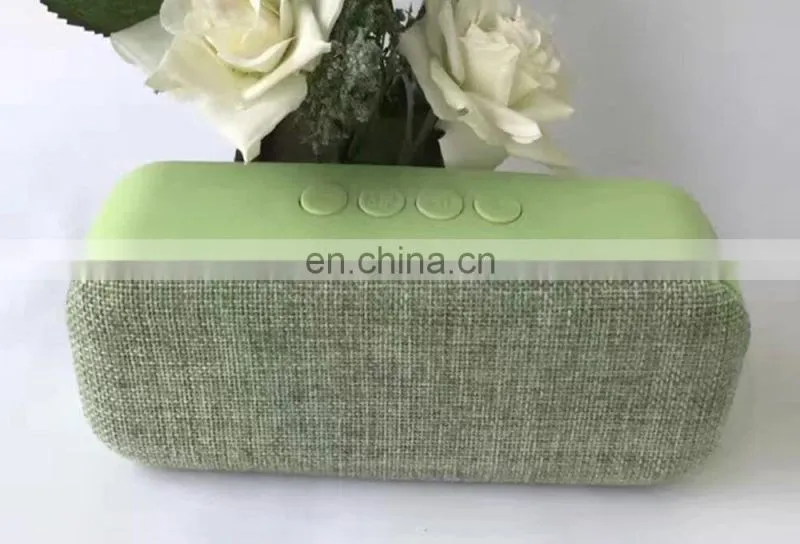 5W*2 Bluetooth Speaker Portable Wireless Stereo Creative Home Outdoor Car Phone Subwoofer with Cloth Fabric