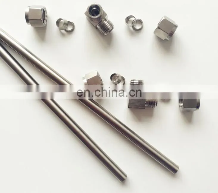 3 6 8 10 12 14 16mm elbow middle double ferrule fitting