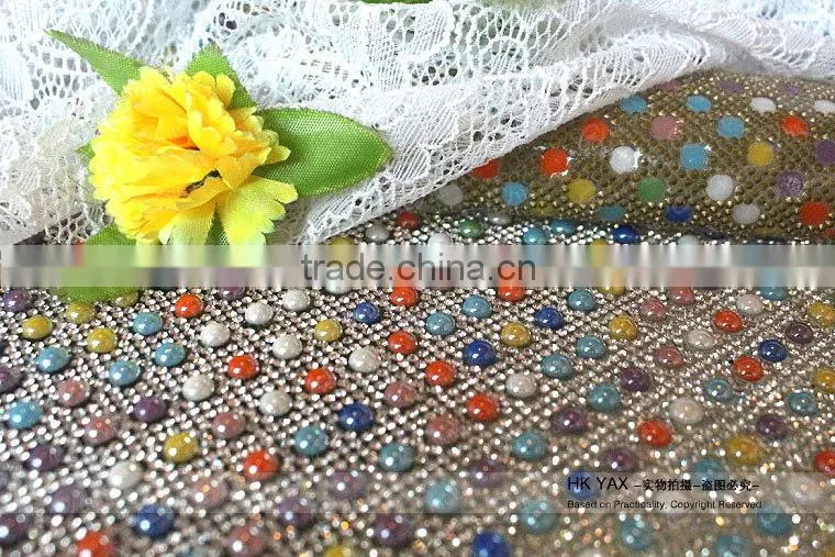 0117L China Supplier High Quality rhinestone beaded trim,rhinestone beaded trim for dresses,wholesale rhinestone beaded trim