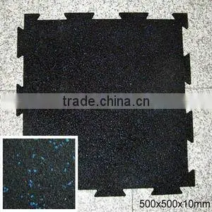 Deck and Patio Rubber Flooring Interlocking Tiles