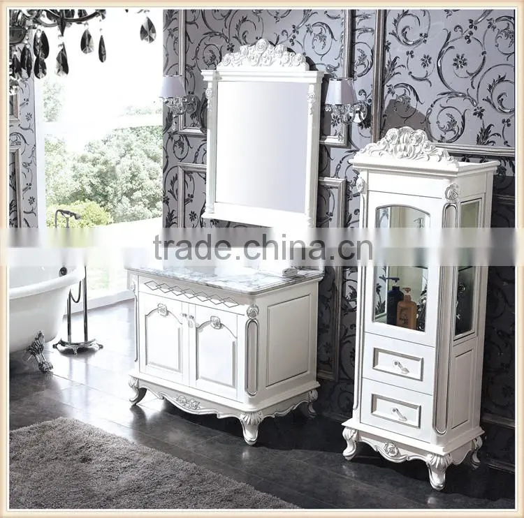 Classic European Solid wood bathroom vanity cabinet
