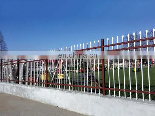 High Security Decorative Steel Palisade Fence from China factory for garden boundary resident