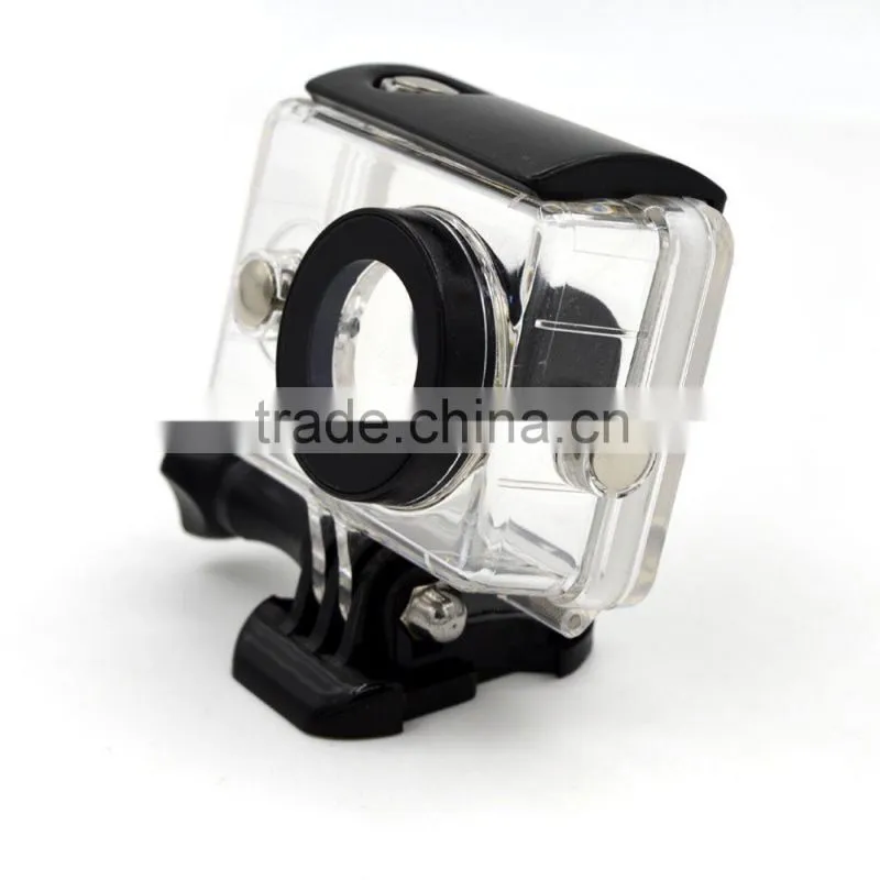 Perfect 60 Meters Deep Waterproof Case for Xiaomi Yi Camera with Full Buttons For Easy Operation On Xiaomi Yi Action Cameras