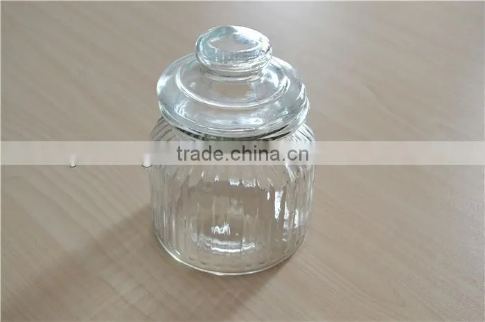 tall clear food container glass jar