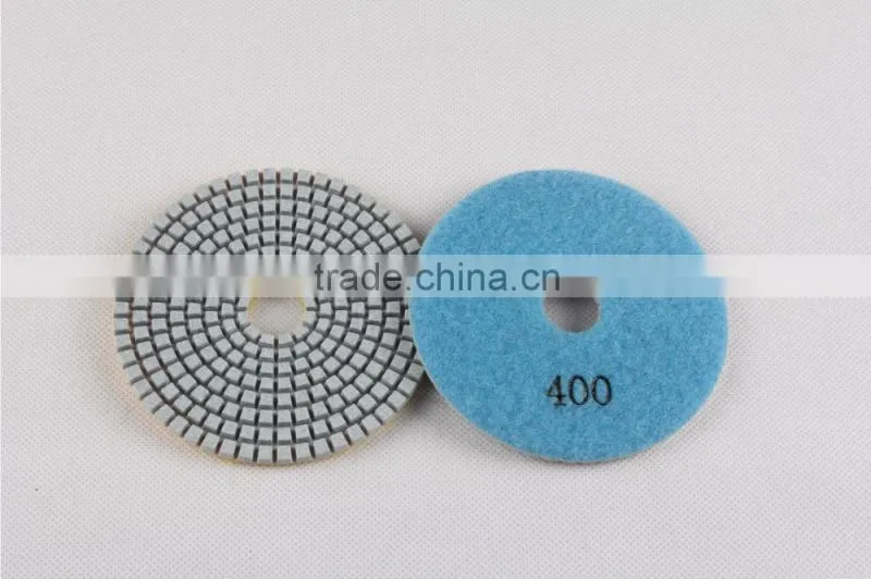 New engineered 7 step white resin Polishing Pads