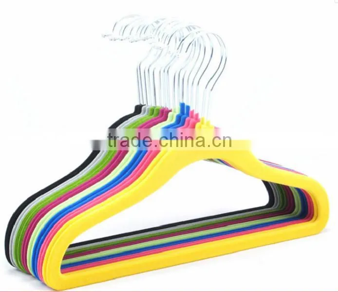 High Quality Children Velvet Hangers/Flock Hangers