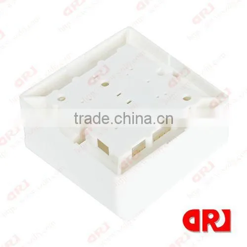 cat5e double ports surface mount rj45 box