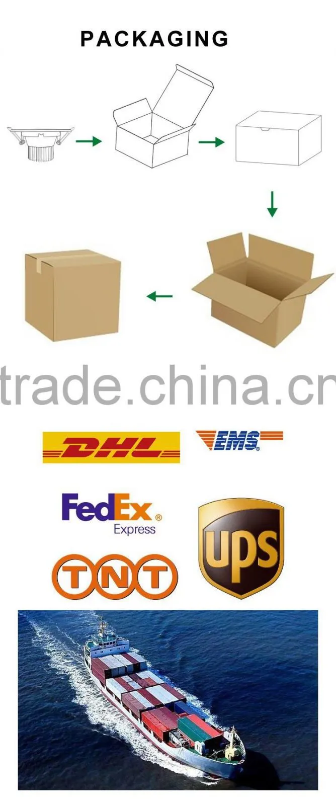 LED SMD downlight 5W 7W 9W 12W with good quality and low price