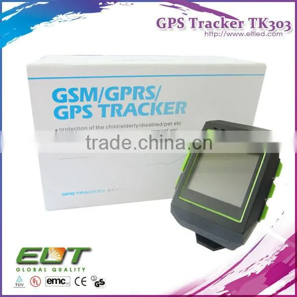 TK301 3g sos panic button waterproof gps adult watch tracker