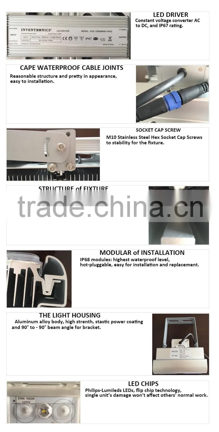 New modular design high light efficiency led workshop lamp