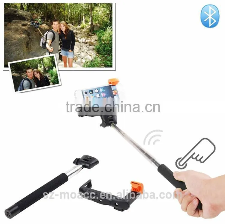 Factory price Wireless Monopod,monopod selfie stick,Wireless bluetooth Monopod