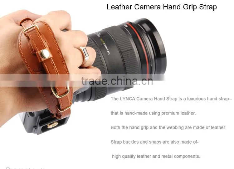 Colorful leather camera wrist hand straps