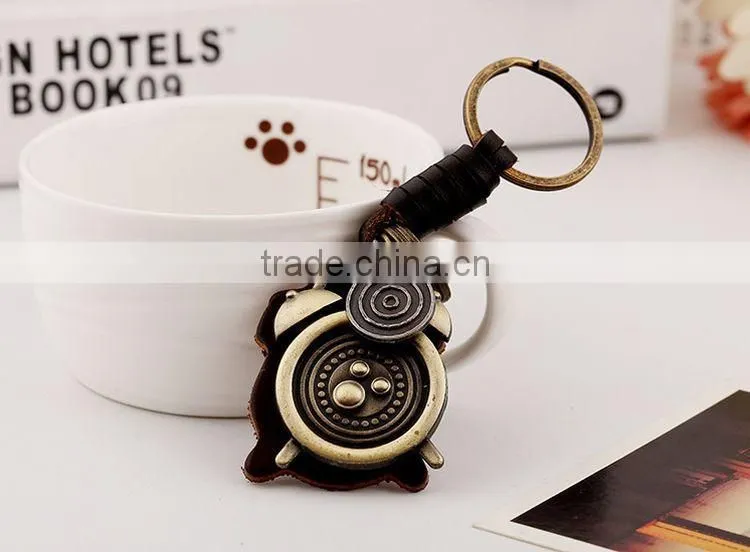 Promotional Cheap High Quality Handmade Custom Leather Keychains