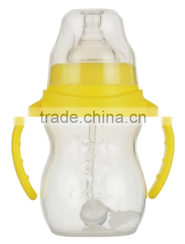 PP Sassy Baby Food Green Infant Cereal Bottle 4 ounce Nurser Feeding Feeder