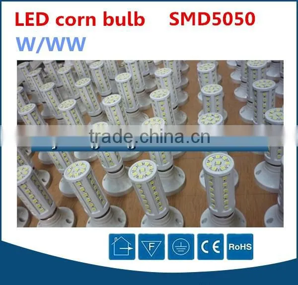 High bright modern smd 7w corn led lamp bulb, corn led bulb 7w e27 cold white