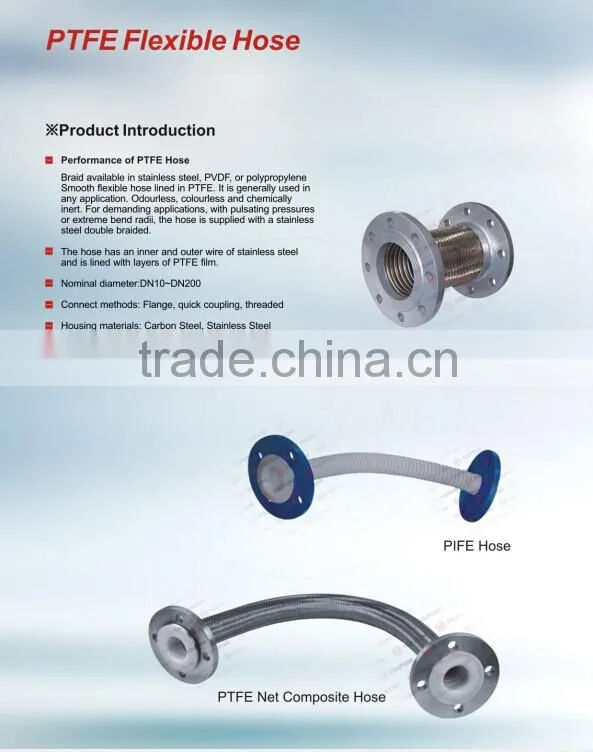 Stainless Steel PTFE lined Hose