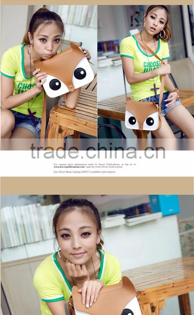 new sweet pu messenger bag ladies fashion fox shoulder bag handbag yiwu