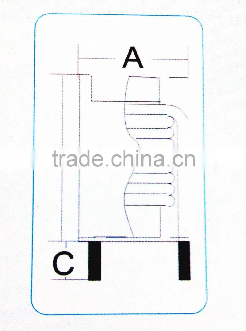 3*12 Ferrite rod core choke coil /magnetic rod choke coil
