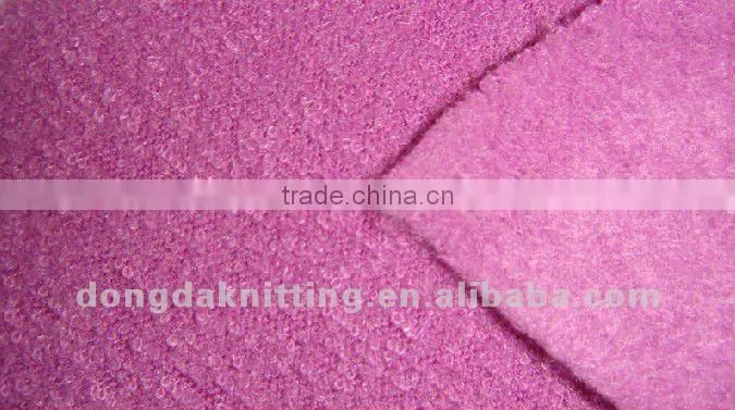 100% polyester(spun) ant fleece knitted fabric