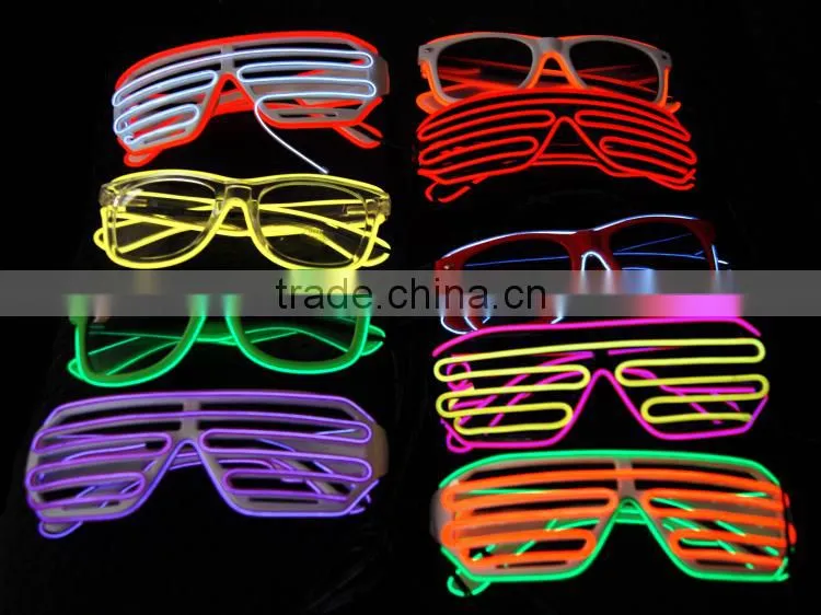 fashion el wire glasses cheap el wire glasses for sale