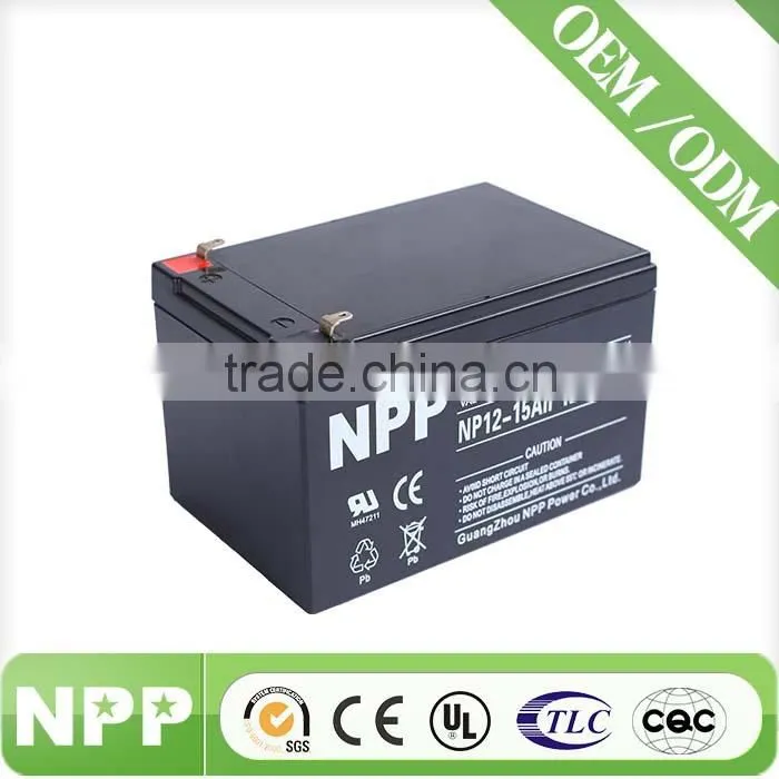 small led light lead acid battery 12v 15ah