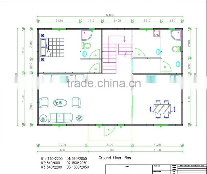 2016 Light Steel two bedroom prefabricated house,factory fancy fashion house,Portable prefab modular guest
