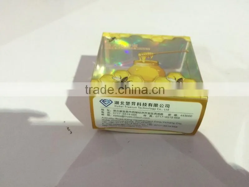 pvc window paper package box package box for cosmetic