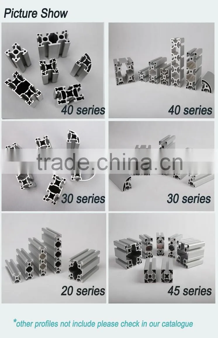 aluminium profiles 4040 accessories