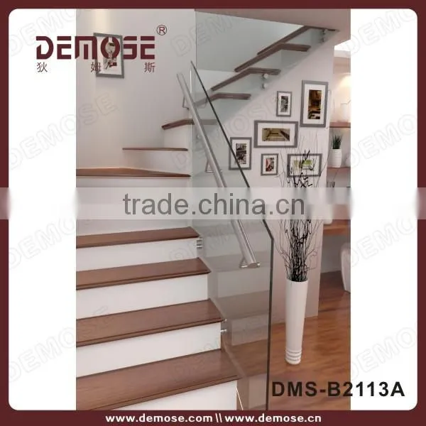 home security wrought iron railings with wooden handrail system