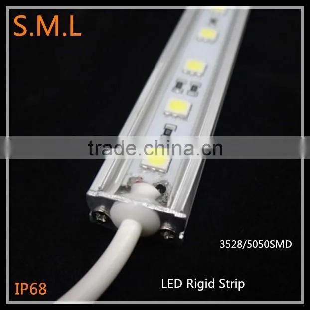 2016 hot sales !!! 5050 SMD LED light bar rigid led strips DC12/24V