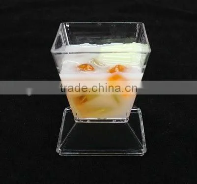 2015 hot sales transparent ice cream cup