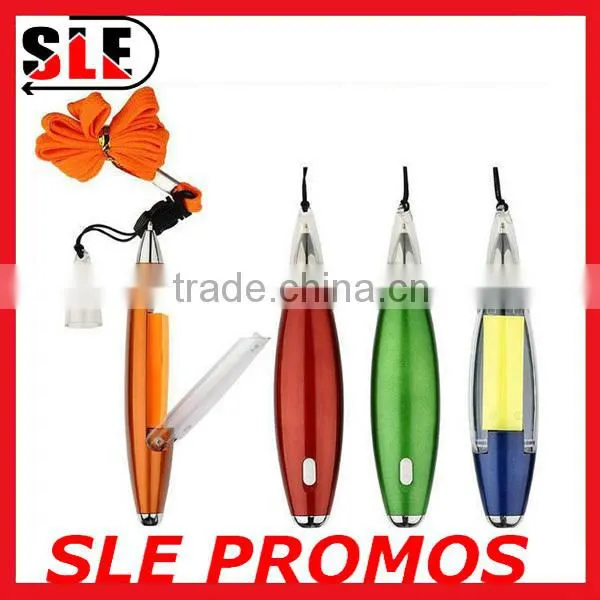 Promotion ads two color ballpen with sticker pen set