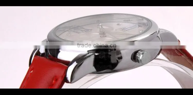 Leather Strap Women Wrist Watch Gift
