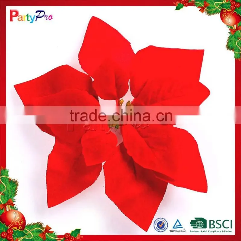 Partypro 2015 Wholesale Christmas Indoor Decorations Colorful Plastic Artificial Flower Basket Decoration