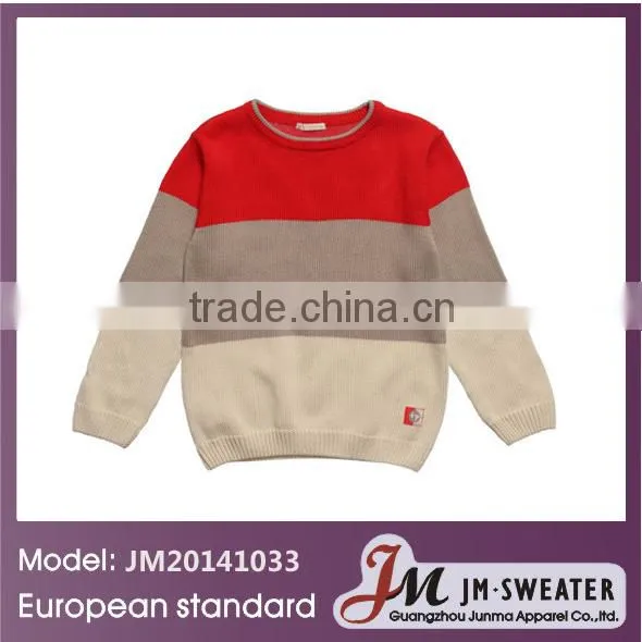 Latest baby knitwear snow pattern infant Christmas sweater design