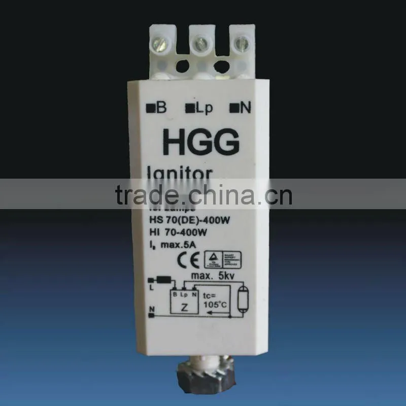 Electronic ignitor for HID lamps 70-400w HGG-CD-7H 220-240v 50-60hz