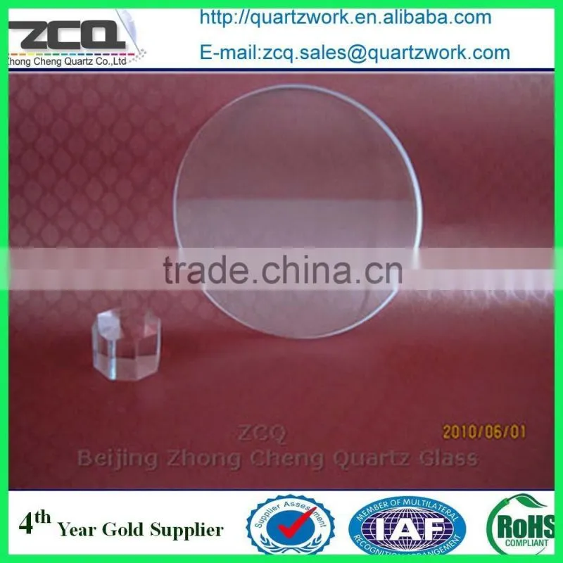 254nm uv filter Thin quartz sheet 75*75*28*2 quartz sheet