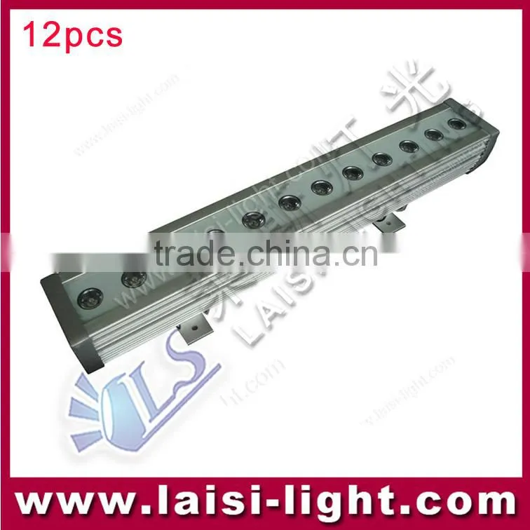 RGB/White led strobe wash 9pcs LED Wall Washer bar light