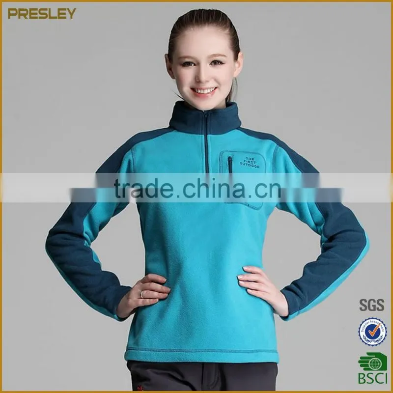 Custom outdoor softshell woman jacket polar fleece jacket with cheap price