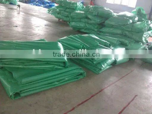 Green/Black Heavy-Duty Tarp, Green& Black Poly Tarps